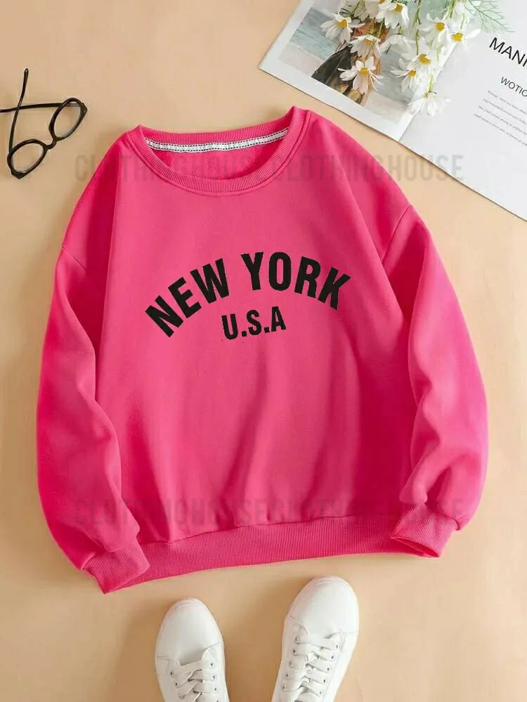 New York USA sweatshirt