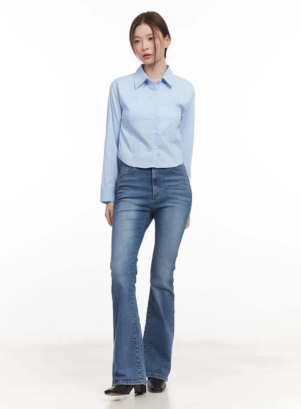 Paulina Slim-Fit Bootcut Jeans CM511