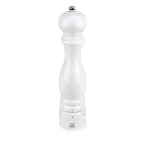 Peugeot Paris u'Select 12 Inch White Lacquer Salt Mill