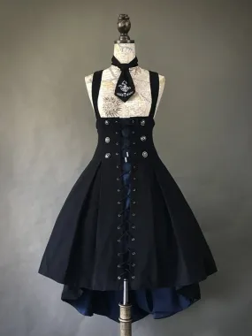 Plus Size Friendly-Underbust High Waist Hi-lo Skirt