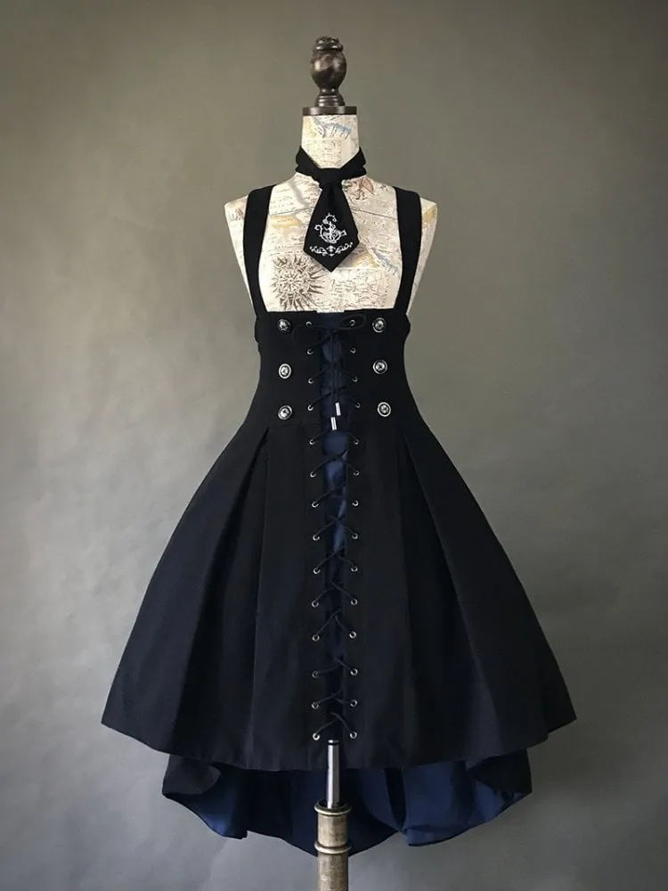 Plus Size Friendly-Underbust High Waist Hi-lo Skirt