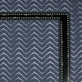 Polyester Wave Pattern Lace Fabric