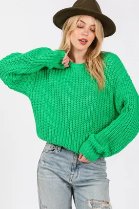 Sage   Fig cozy drop shoulder sweater