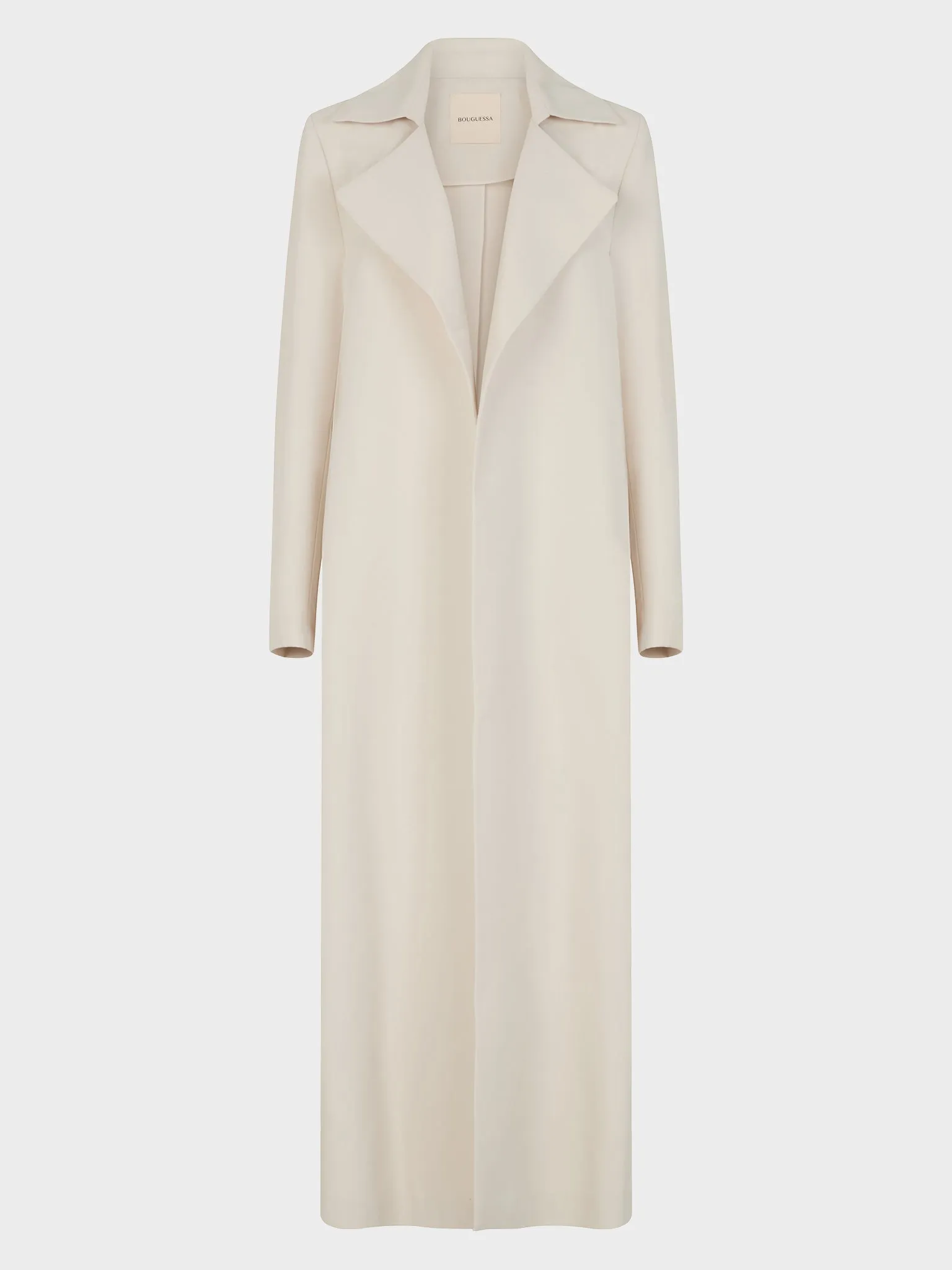 Sheikha Long Trench - Cream