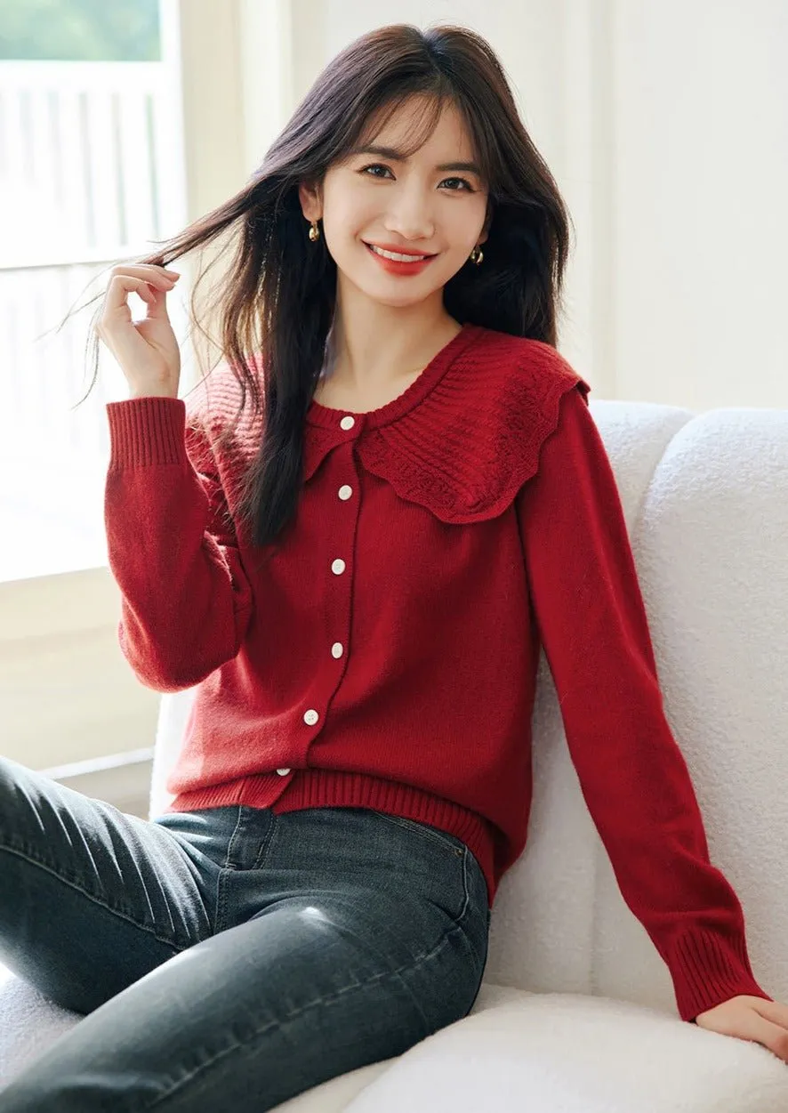 SPRING DOLL COLOR KNIT TOP