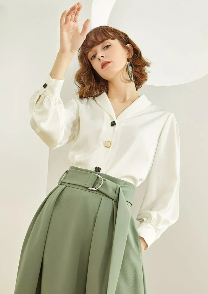 SPRING FRENCH CHIFFON SHIRT