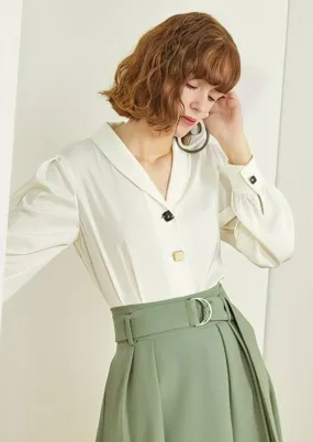 SPRING FRENCH CHIFFON SHIRT