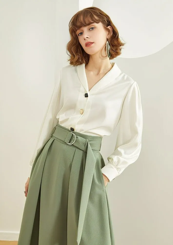 SPRING FRENCH CHIFFON SHIRT