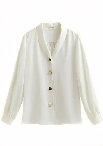 SPRING FRENCH CHIFFON SHIRT