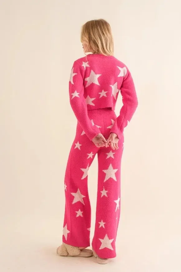 Stardust Cozy Top With Matching Pants