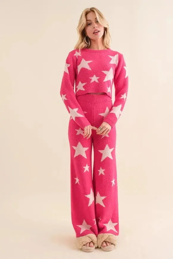 Stardust Cozy Top With Matching Pants