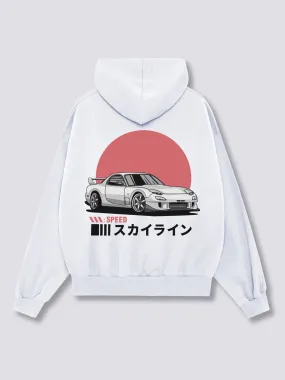 Sunrise Drive Back Hoodie