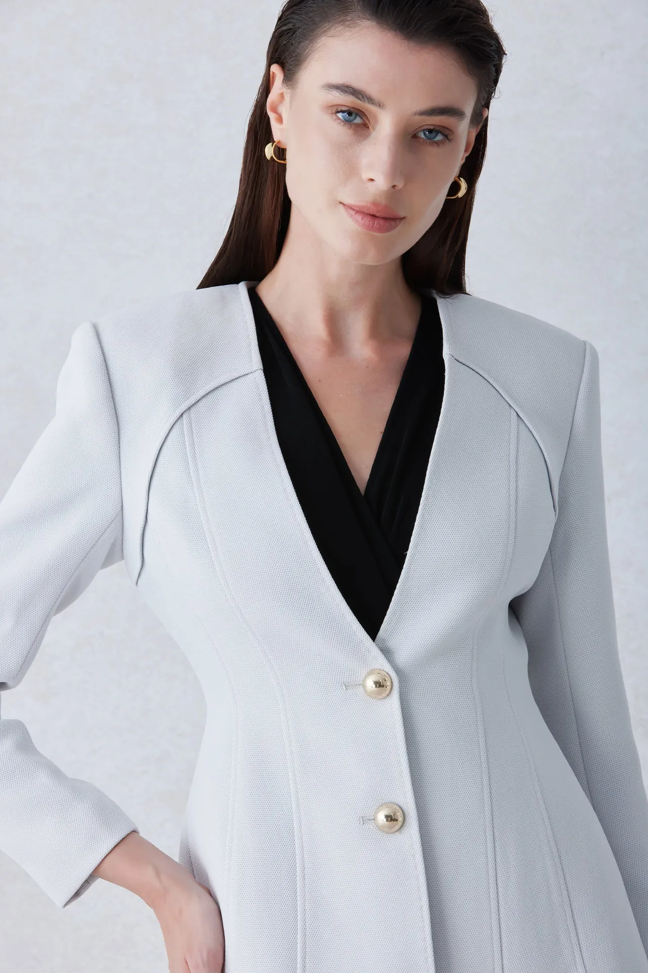 TAILORED JACKET IN GREY
