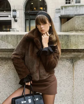 Tayleigh Retro Faux Fur Jacket