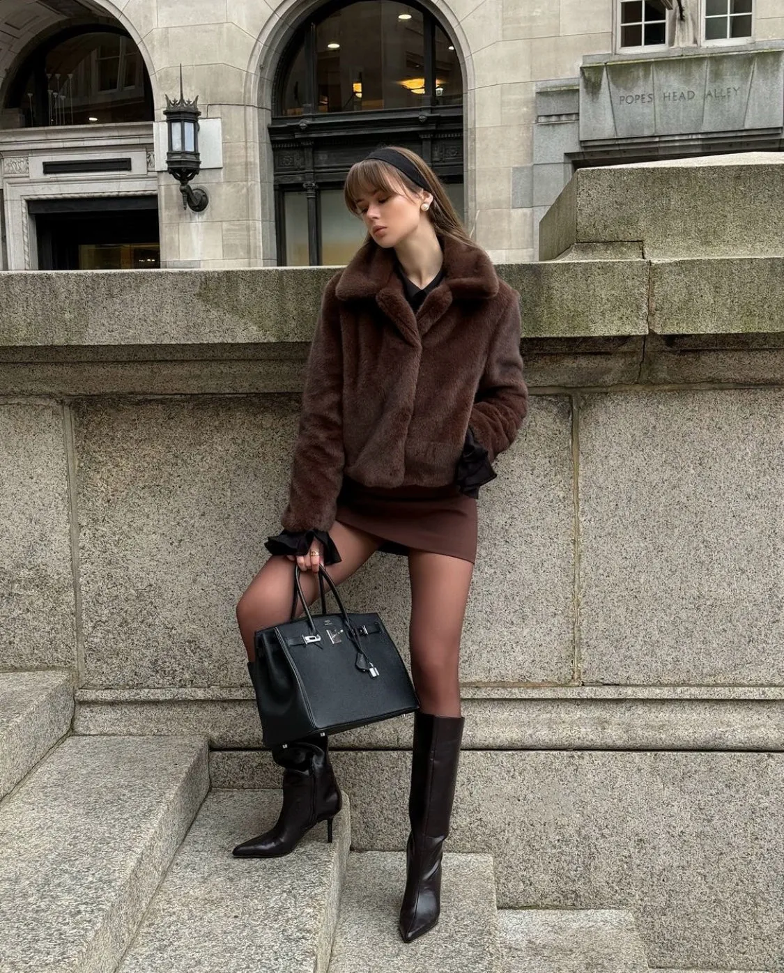 Tayleigh Retro Faux Fur Jacket