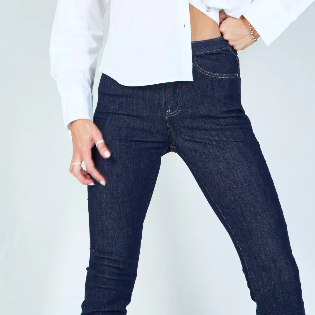 Trendy cuffed jeans wholesale
