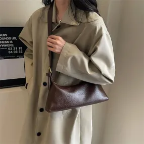 UAKISS  -   Design Small PU Leahter Underarm Bags for Women 2024 Winter Fashion Designer Female Shoulder Bag Handbags and Purses