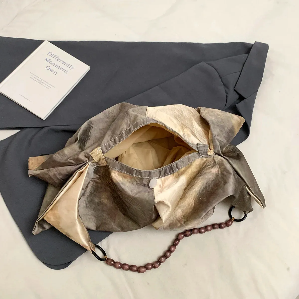 UAKISS  -   Large Hobo Bags Lady Shoulder Bag for Women 2024 Winter Fashion Trend New Y2K Handbags and Purses Females Underarm Bag