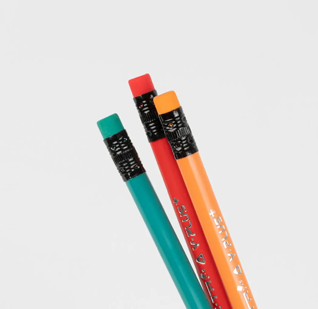 Yplus Erasable Color Pencil with Eraser 24 Colours